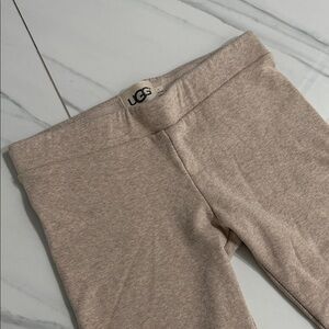 UGG Lounge Leggings Oatmeal Beige Soft Cozy Slim Fit Size L